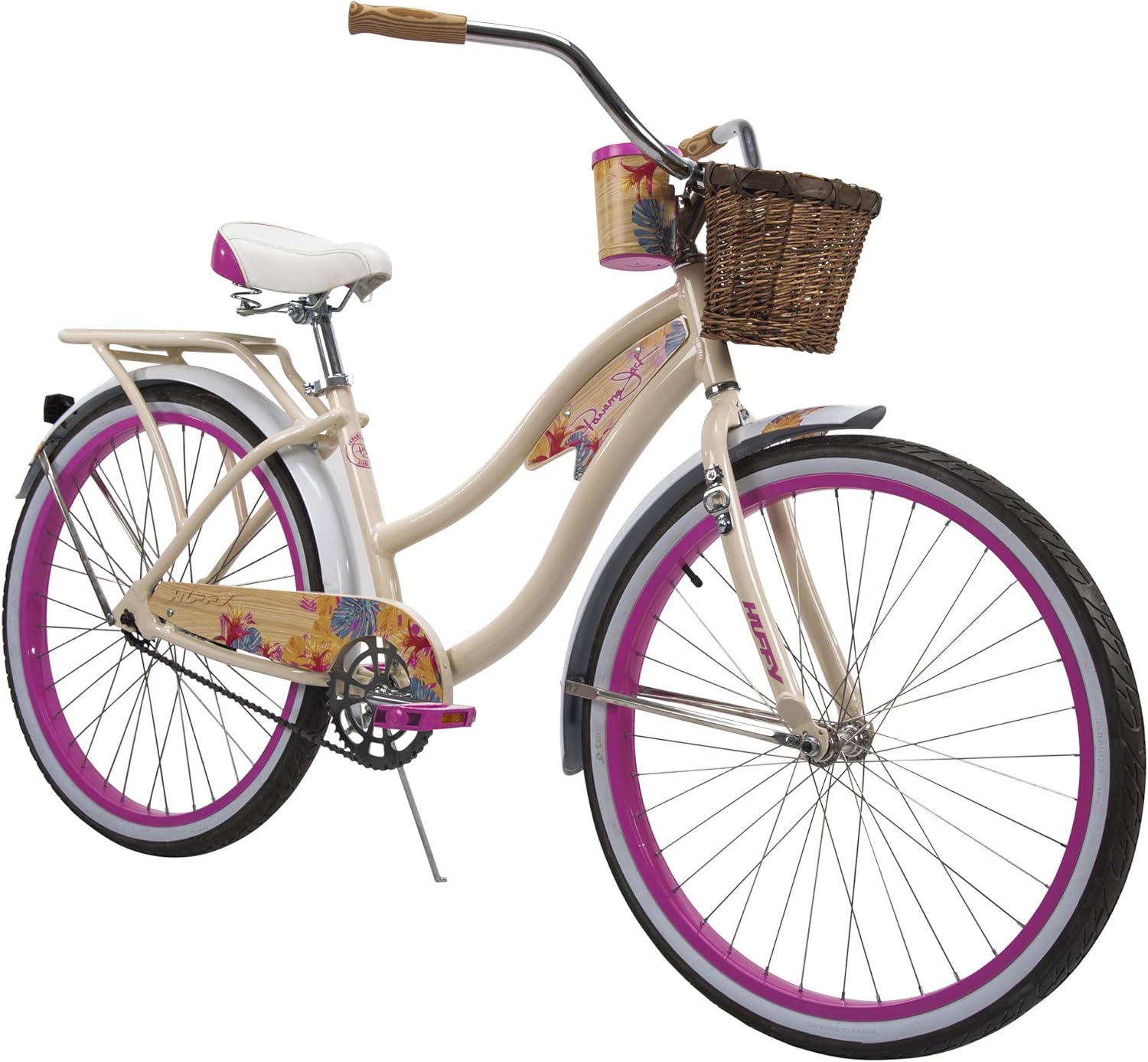 Panama Jack Adult Cruiser — Cream Vanilla — Panama Jack beach cruiser bike by Huffy
